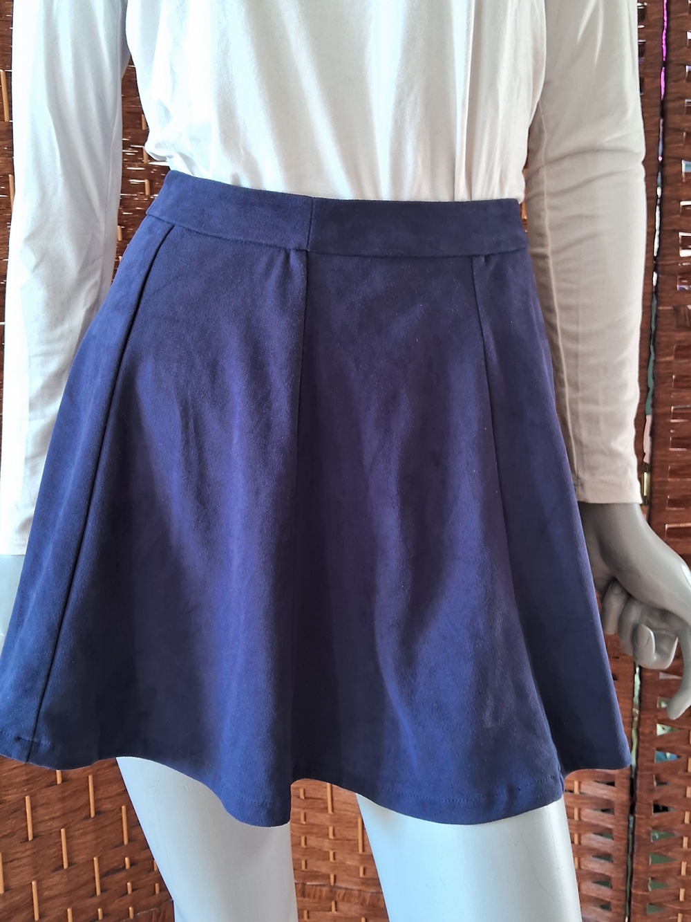 🌟 3/$30. Women's Navy Flared Skater Skirt